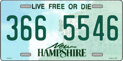 NH license plate 3665546
