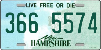 NH license plate 3665574