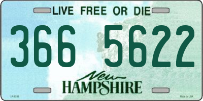 NH license plate 3665622