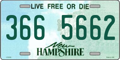 NH license plate 3665662