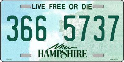 NH license plate 3665737