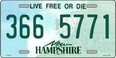 NH license plate 3665771