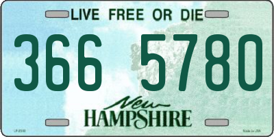 NH license plate 3665780