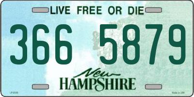NH license plate 3665879