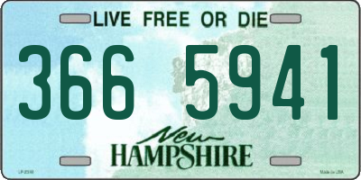 NH license plate 3665941