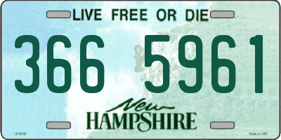 NH license plate 3665961