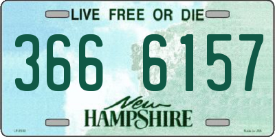 NH license plate 3666157