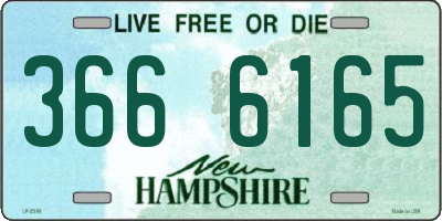NH license plate 3666165