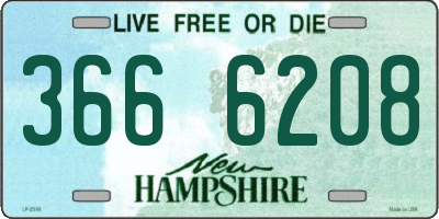 NH license plate 3666208