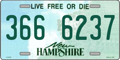 NH license plate 3666237