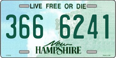 NH license plate 3666241