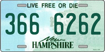 NH license plate 3666262