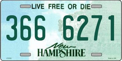 NH license plate 3666271