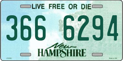 NH license plate 3666294