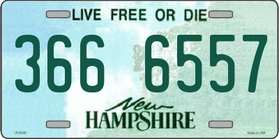 NH license plate 3666557