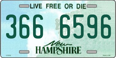 NH license plate 3666596