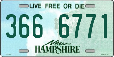 NH license plate 3666771