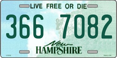 NH license plate 3667082