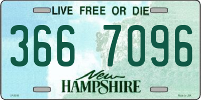 NH license plate 3667096
