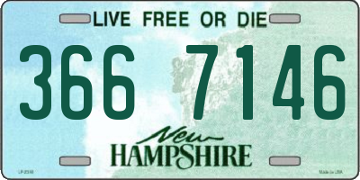 NH license plate 3667146
