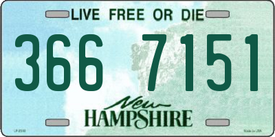 NH license plate 3667151