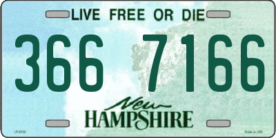 NH license plate 3667166