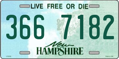 NH license plate 3667182