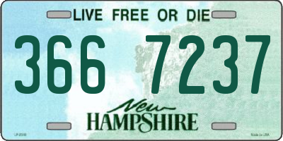 NH license plate 3667237