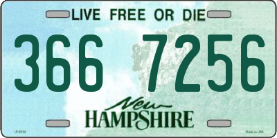 NH license plate 3667256