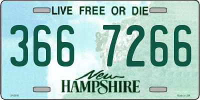 NH license plate 3667266