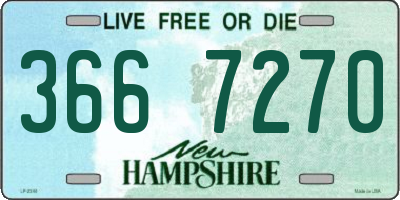NH license plate 3667270
