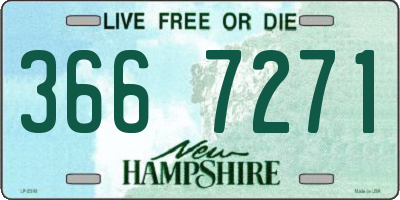NH license plate 3667271