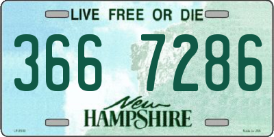 NH license plate 3667286