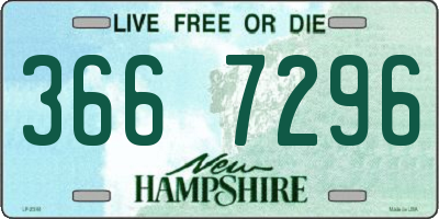 NH license plate 3667296