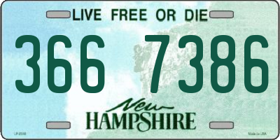 NH license plate 3667386