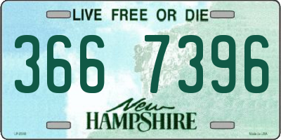 NH license plate 3667396