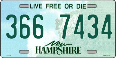 NH license plate 3667434