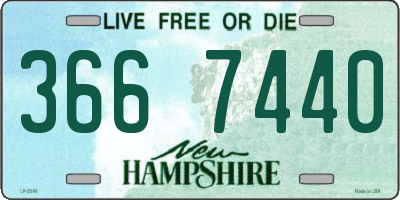 NH license plate 3667440