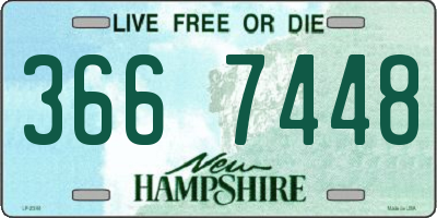 NH license plate 3667448