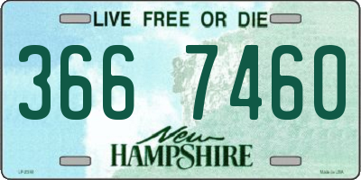 NH license plate 3667460