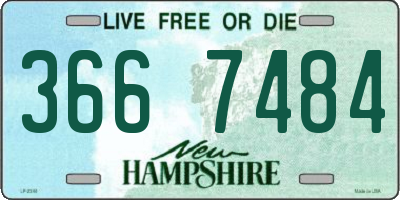 NH license plate 3667484