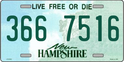 NH license plate 3667516