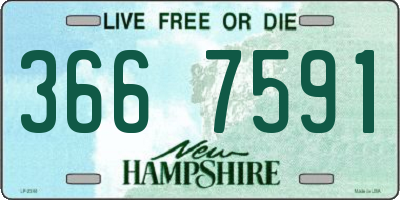 NH license plate 3667591