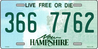 NH license plate 3667762