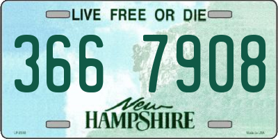 NH license plate 3667908