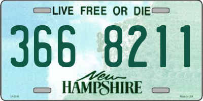 NH license plate 3668211