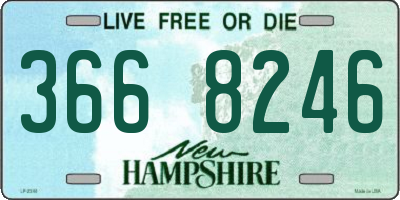 NH license plate 3668246