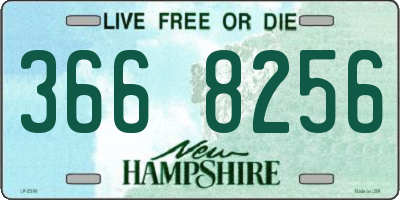 NH license plate 3668256
