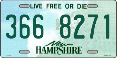 NH license plate 3668271