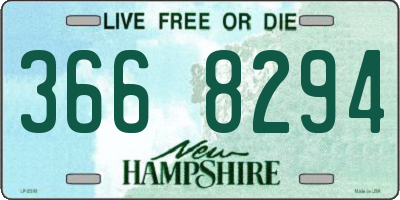 NH license plate 3668294